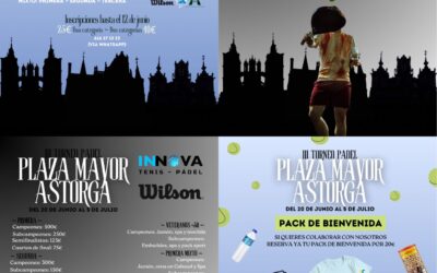 La Plaza Mayor de Astorga acoge el III Torneo de Padel
