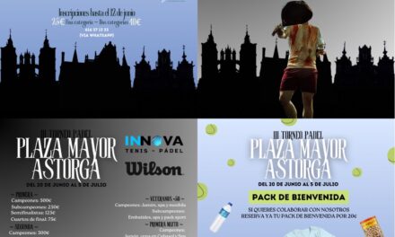 La Plaza Mayor de Astorga acoge el III Torneo de Padel